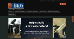 Desktop Screenshot of dudleyobservatory.org